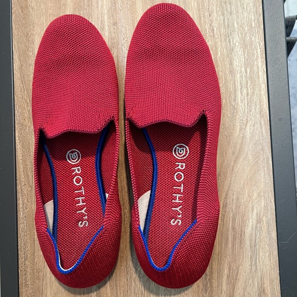 Red Knit Loafers - Picture 4 of 8